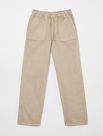 Pantalon poches rectangulaires - Coupe + ajustée
