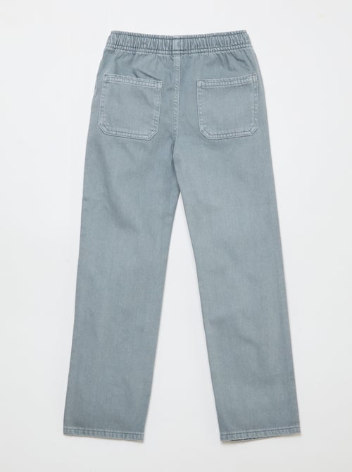 Pantalon poches rectangulaires - Coupe + ajustée - Kiabi