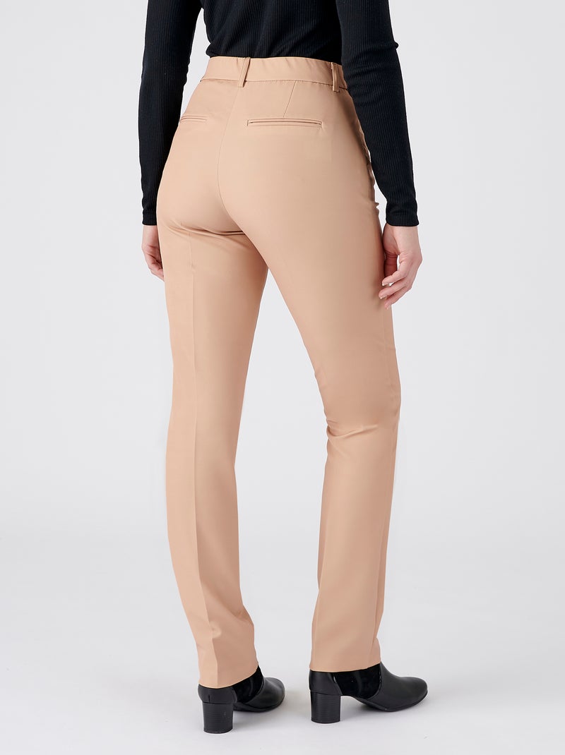 Pantalon poches zippées Perfect Fit by Damart - Damart Beige - Kiabi