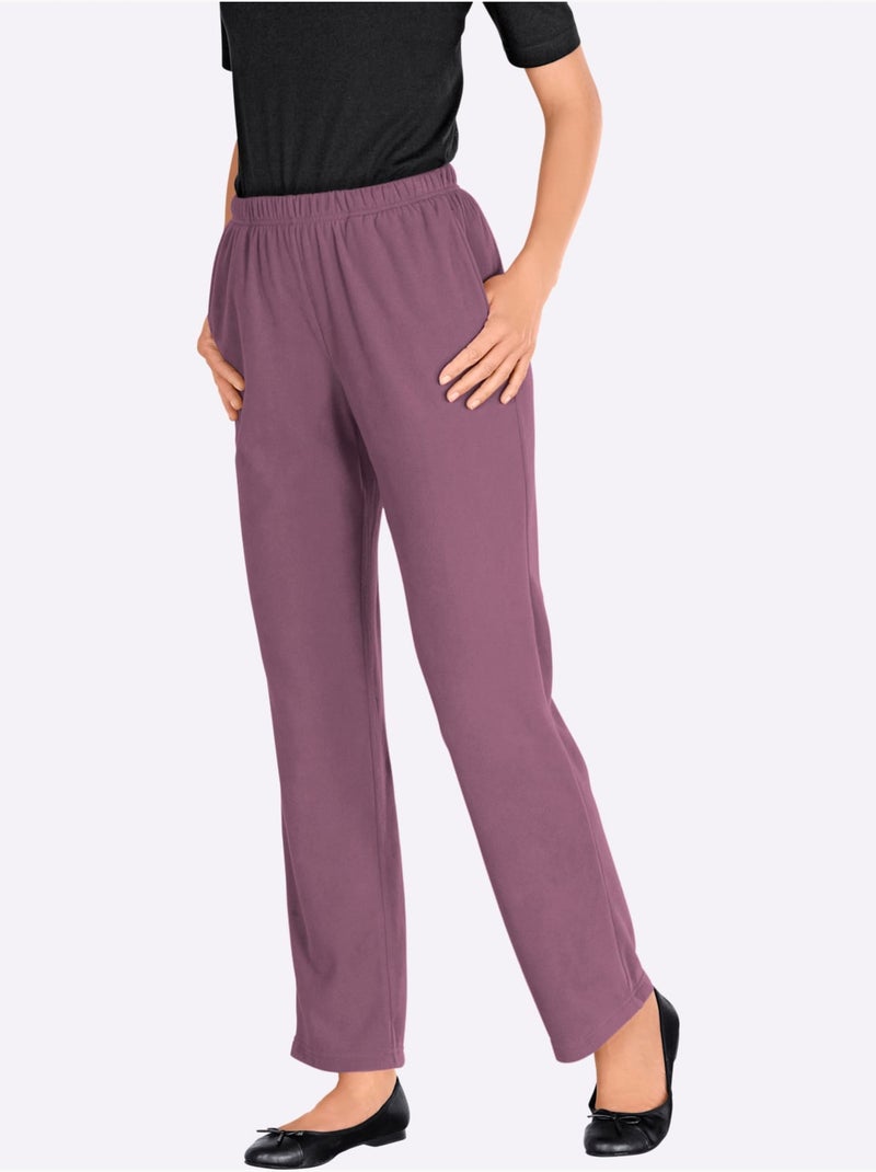 Pantalon polaire polaire moelleuse - taille standard - moda vilona Rose - Kiabi