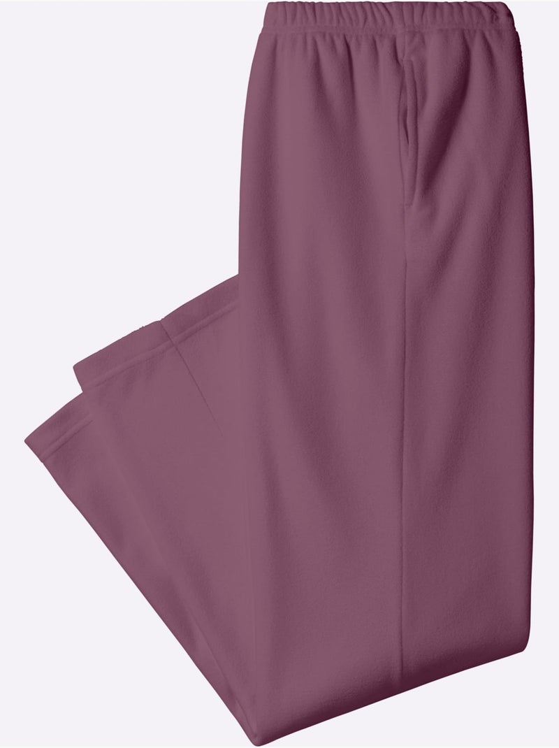 Pantalon polaire polaire moelleuse - taille standard - moda vilona Rose - Kiabi