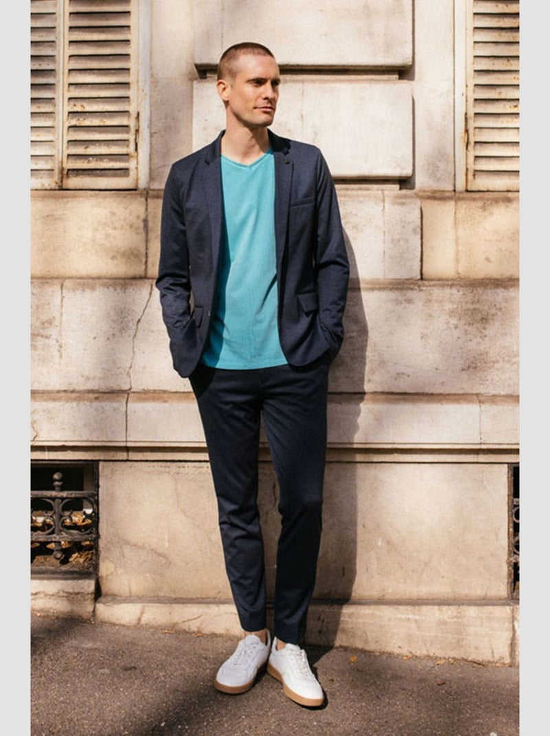 Pantalon PONAC de costume 'Le Temps Des Cerises' Bleu - Kiabi