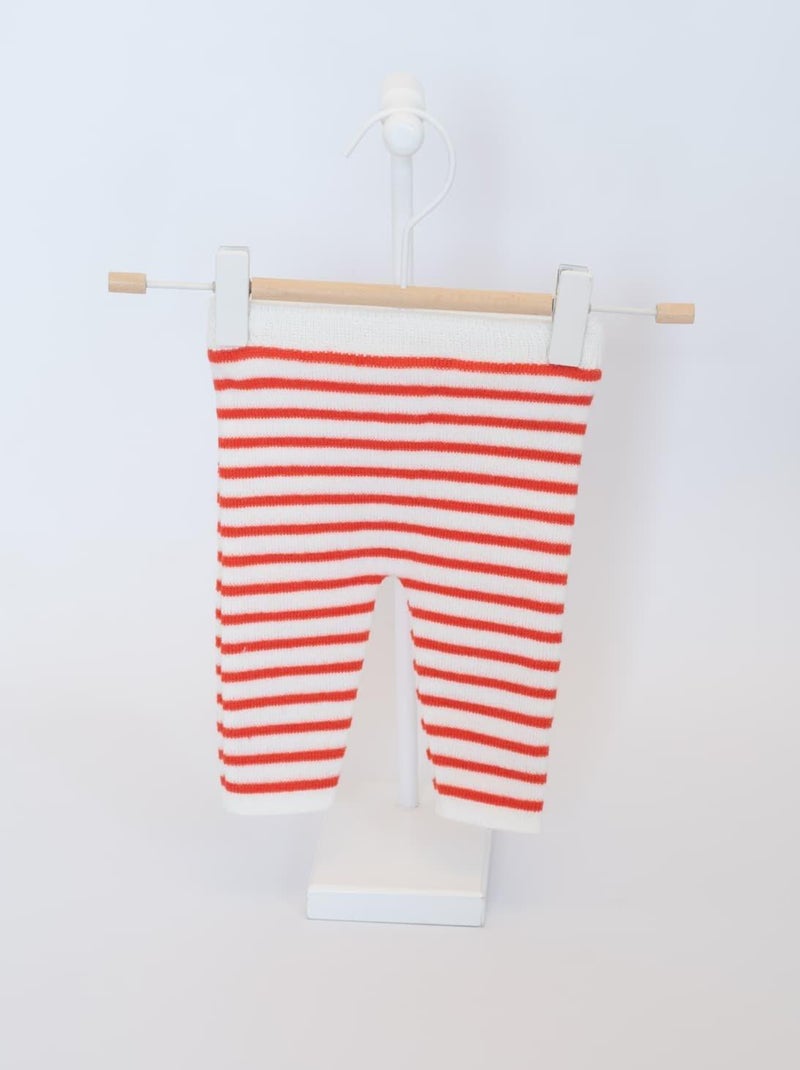 Pantalon pour bébé « Les baigneurs » Blanc Rouge - Kiabi