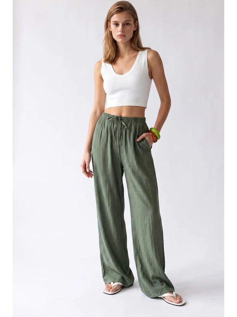 Pantalon pour femme mixray Kaki - Kiabi