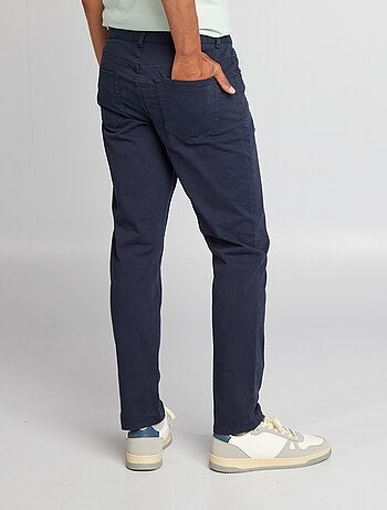 Pantalon pour homme à coupe slim et 5 poches