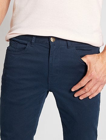 Pantalon pour homme à coupe slim et 5 poches