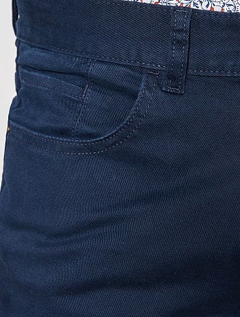 Pantalon pour homme à coupe slim et 5 poches