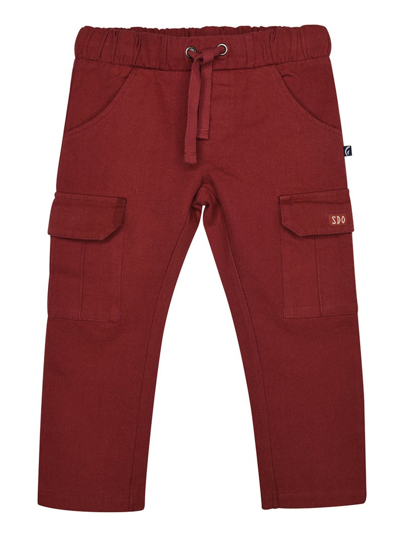 Pantalon Prosper les Grands de Sucre d'Orge Rouge - Kiabi