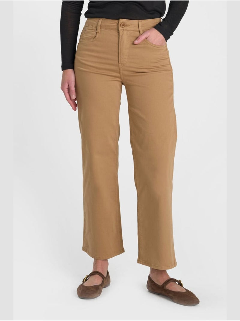 Pantalon pulphi24 loose, large 'le temps des cerises' Beige - Kiabi