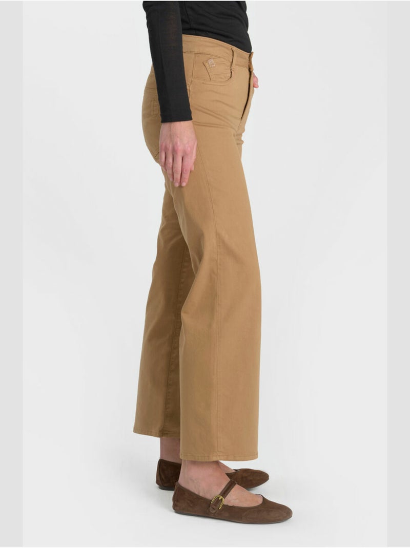 Pantalon pulphi24 loose, large 'le temps des cerises' Beige - Kiabi