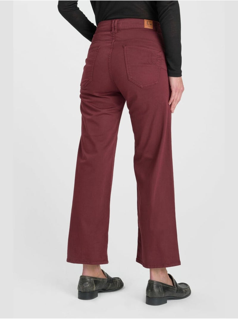 Pantalon pulphi24 loose, large 'le temps des cerises' Rouge - Kiabi