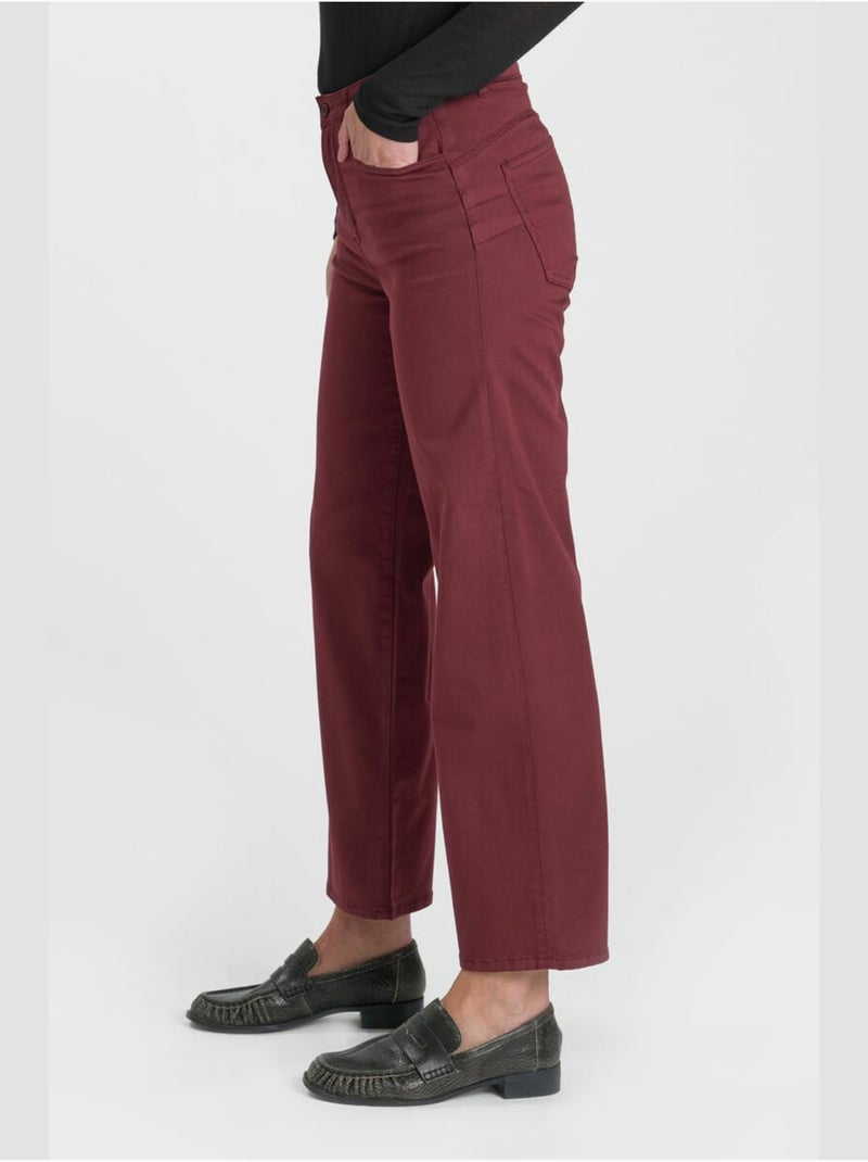 Pantalon pulphi24 loose, large 'le temps des cerises' Rouge - Kiabi