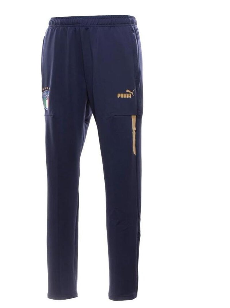 Pantalon 'Puma' 'FIGC Prematch Pant Jr' Bleu - Kiabi
