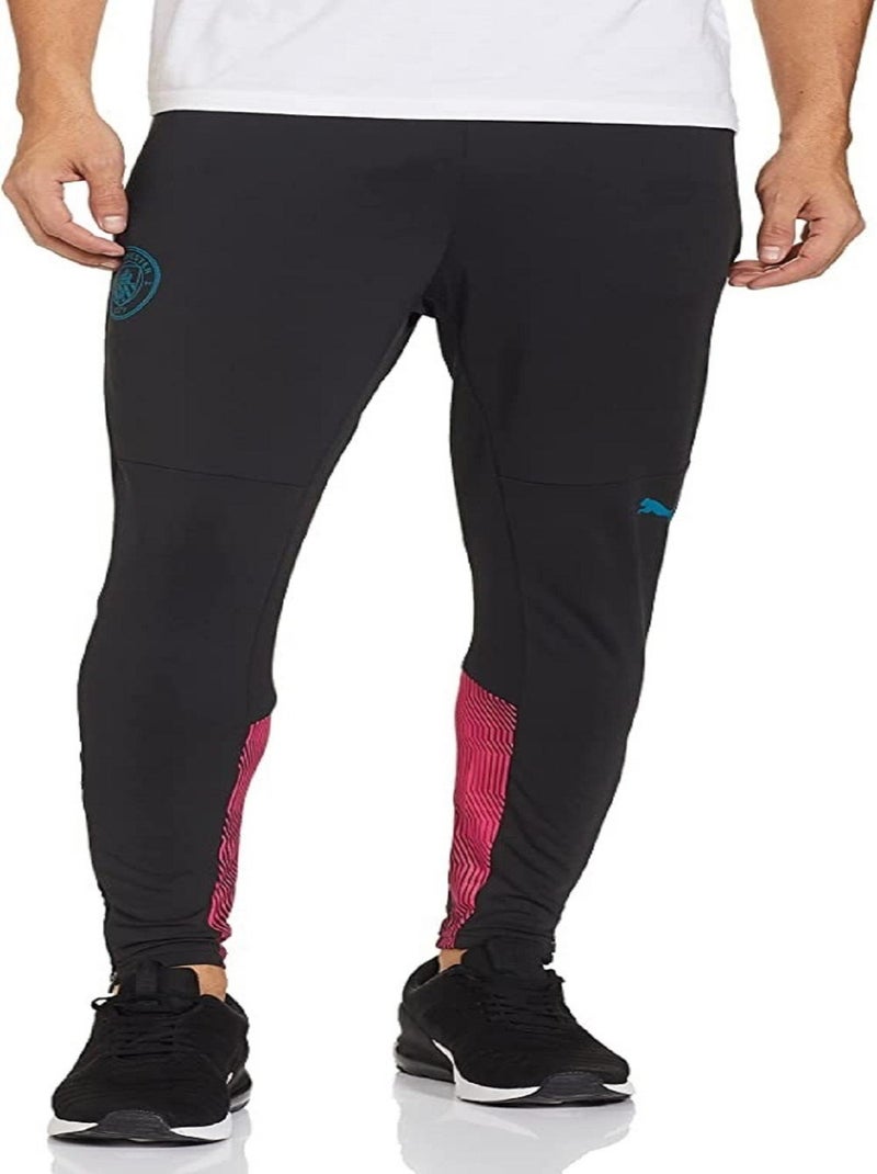 Pantalon 'Puma' ''Mcfc Training Pant' Bleu - Kiabi