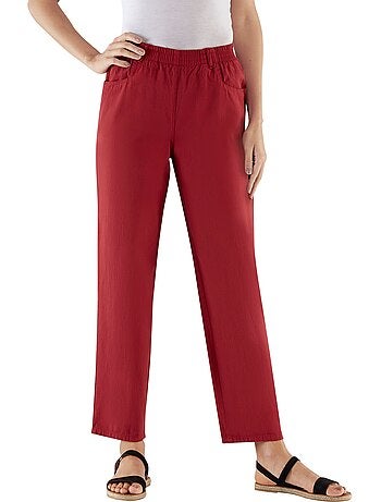 Pantalon Pur Coton - Taille Courte - Witt