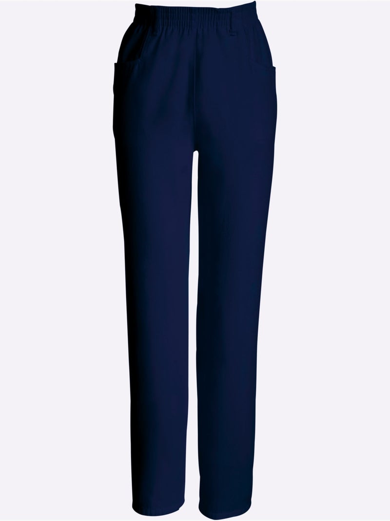 Pantalon Pur Coton - Taille Standard - Witt Bleu marine - Kiabi