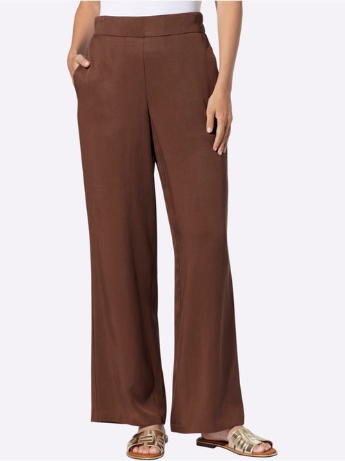 Pantalon Pur Lyocell - Taille Standard - Helline - Kiabi Pantalon Pur Lyocell - Taille Standard - Helline - Kiabi