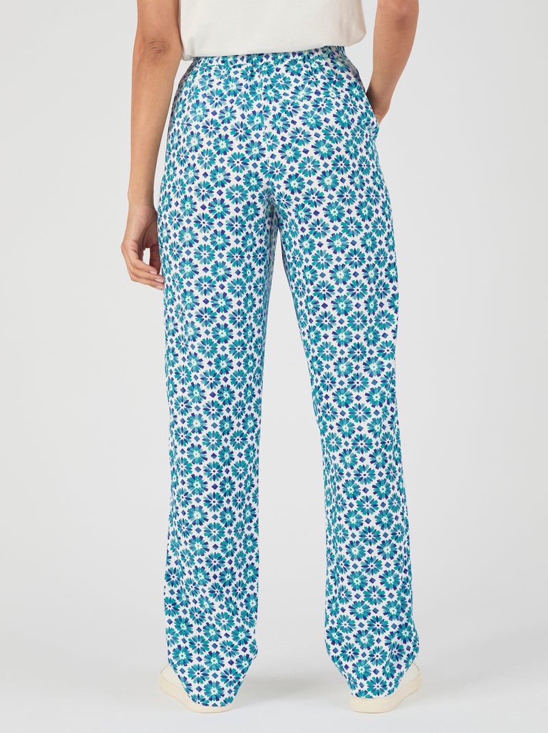 Pantalon pure viscose Climatyl - Damart Vert - Kiabi