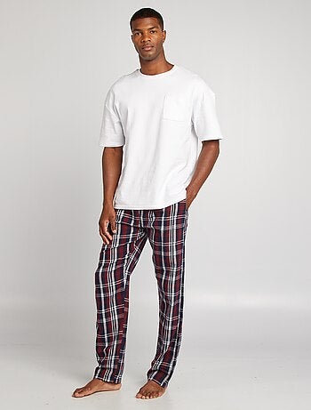 Pantalon pyjama en flanelle