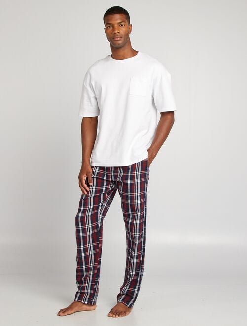 Pantalon pyjama en flanelle - Kiabi