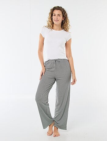 Pantalon pyjama en maille stretch