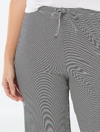 Pantalon pyjama en maille stretch