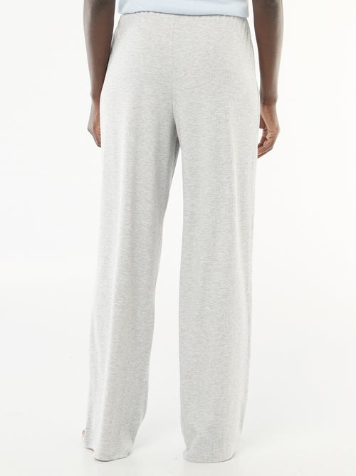 Pantalon pyjama en maille stretch - Kiabi