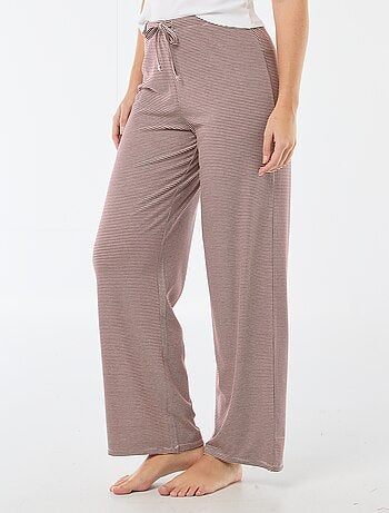 Pantalon pyjama en maille stretch
