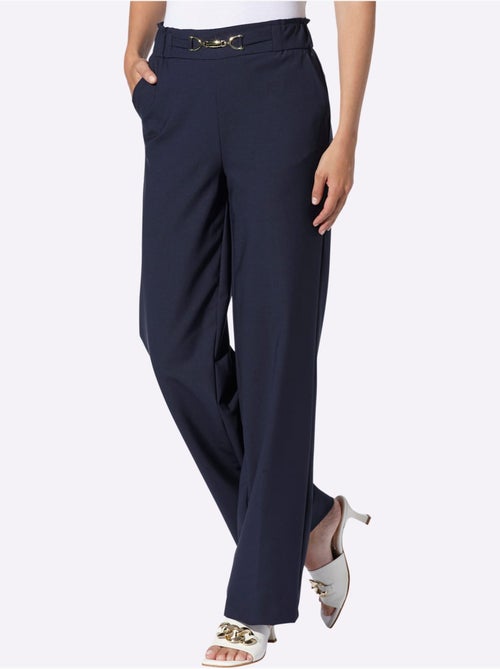 Pantalon Qualité Bi-extensible - Taille Standard - Helline - Kiabi Pantalon Qualité Bi-extensible - Taille Standard - Helline - Kiabi