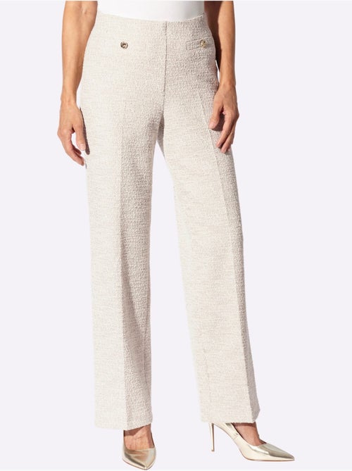 Pantalon qualité bouclée - taille standard - witt - Kiabi Pantalon qualité bouclée - taille standard - witt - Kiabi