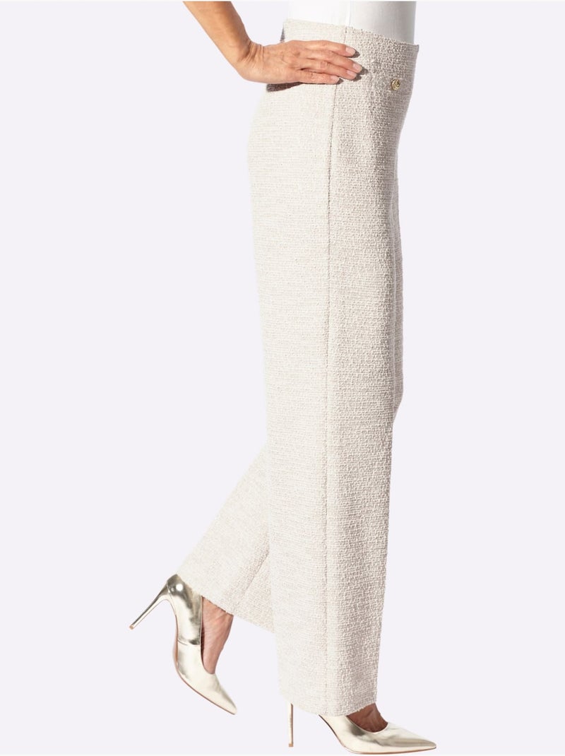 Pantalon qualité bouclée - taille standard - witt Sable - Kiabi