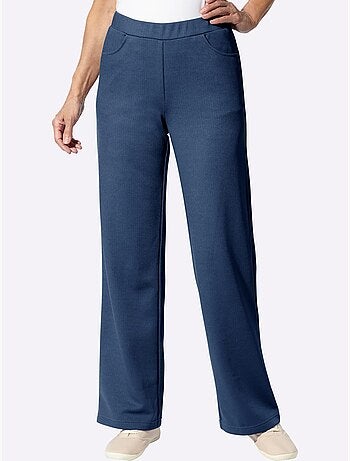 Pantalon Qualité Côtelée - Taille Courte - Moda Vilona