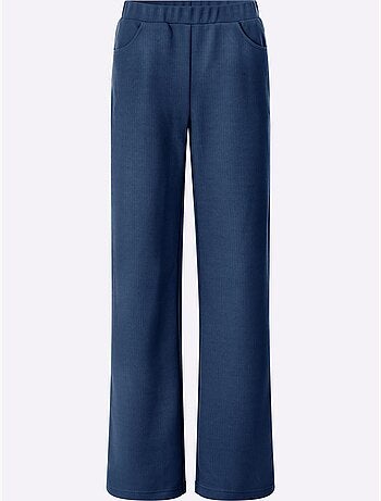 Pantalon Qualité Côtelée - Taille Courte - Moda Vilona