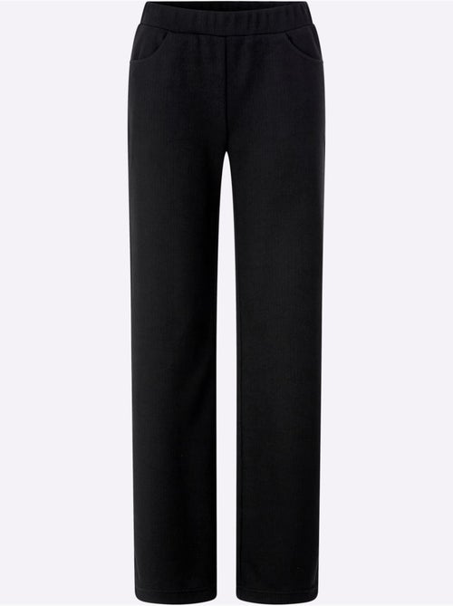 Pantalon Qualité Côtelée - Taille Courte - Moda Vilona - Kiabi