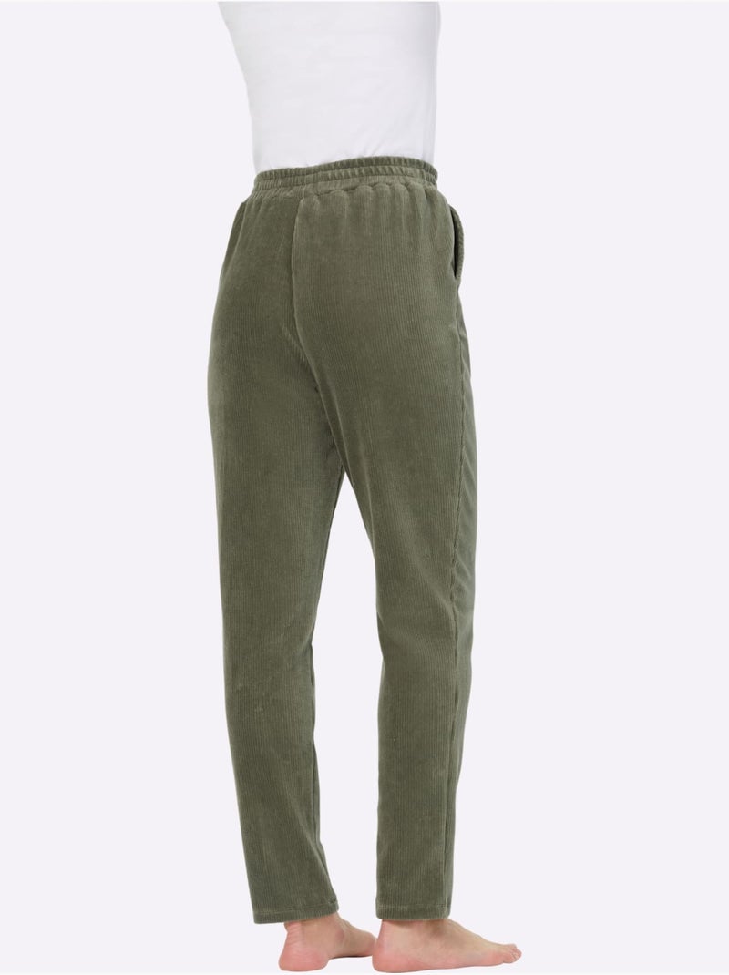 Pantalon Qualité Coton - Taille Standard - Witt Kaki - Kiabi