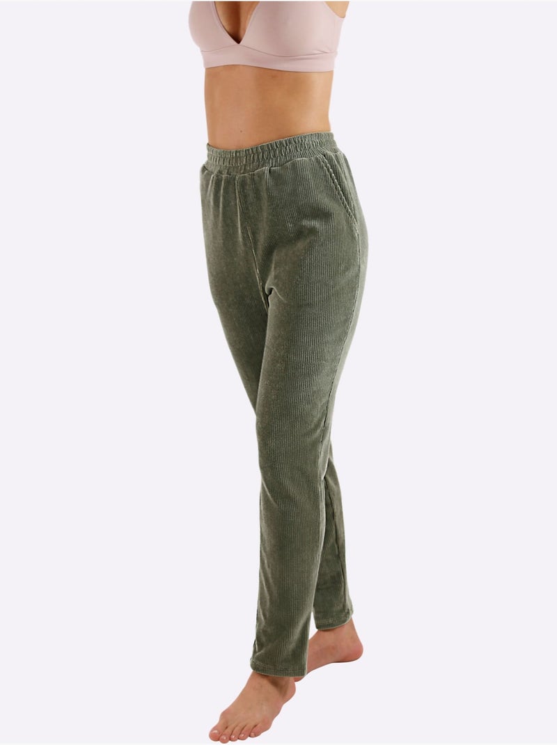 Pantalon Qualité Coton - Taille Standard - Witt Kaki - Kiabi