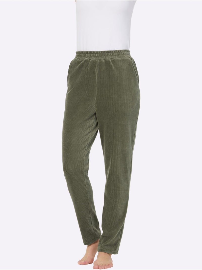 Pantalon Qualité Coton - Taille Standard - Witt Kaki - Kiabi