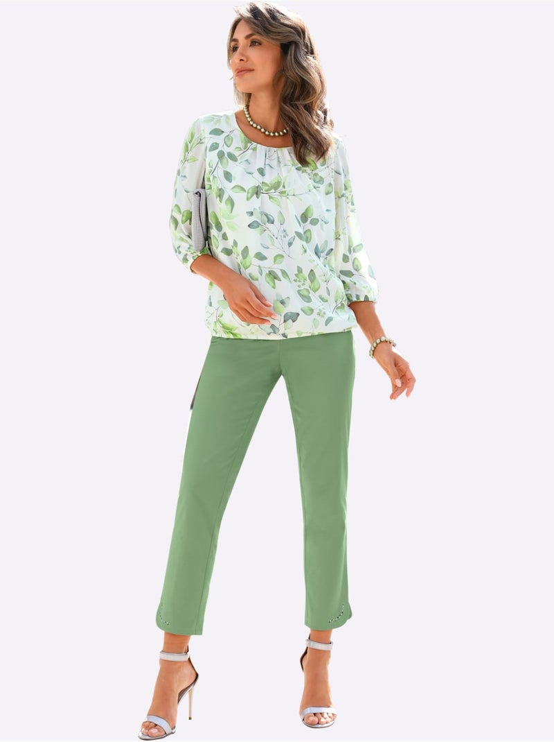Pantalon Qualité Coton - Taille Standard - Witt Vert eucalyptus - Kiabi