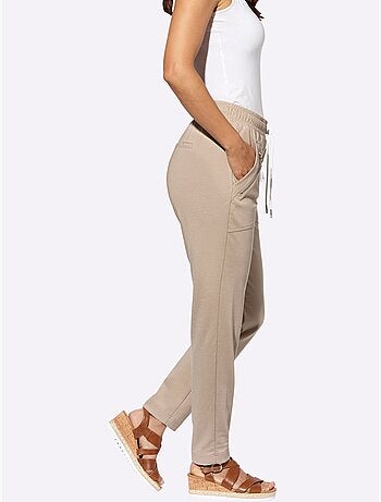 Pantalon qualité douce et fluide - taille courte - witt