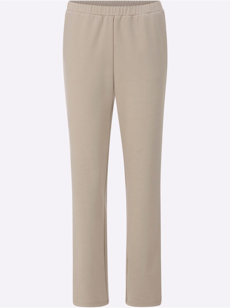 Pantalon Qualité Douce Et Fluide - Taille Standard - Witt Beige - Kiabi