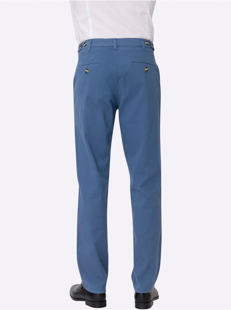 Pantalon Qualité Extensible - Taille Standard - Moda Vilona Bleu jean - Kiabi