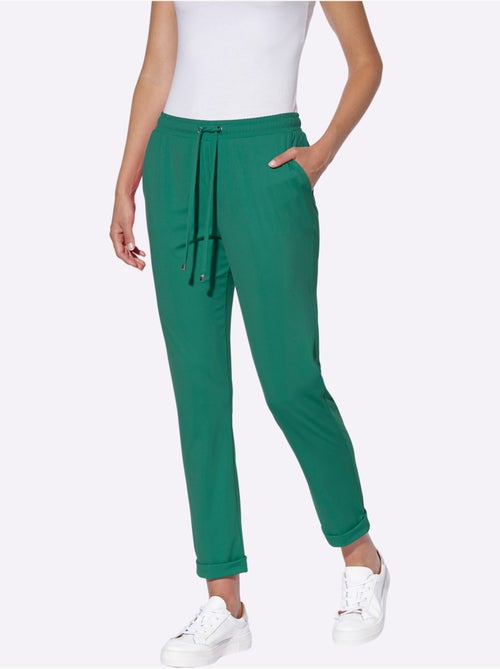 Pantalon Qualité Extensible Estivale - Taille Standard - Helline - Kiabi Pantalon Qualité Extensible Estivale - Taille Standard - Helline - Kiabi