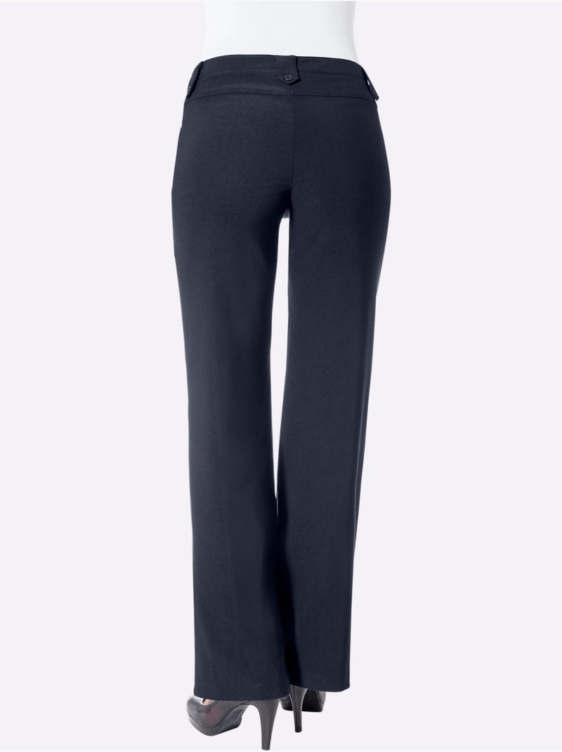 Pantalon Qualité Extensible Très Confortable - Taille Courte - Witt Bleu marine - Kiabi
