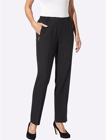 Pantalon qualité hiver légèrement grattée - taille courte - witt