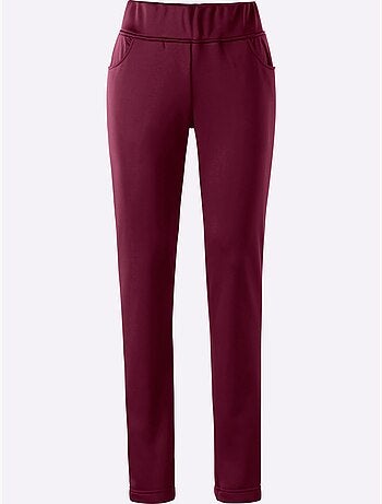Pantalon qualité légèrement brillante - taille courte - witt