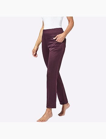 Pantalon qualité légèrement brillante - taille courte - witt