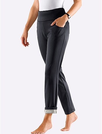 Pantalon qualité légèrement brillante - taille courte - witt