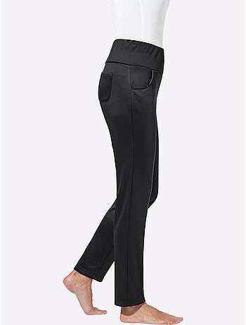 Pantalon qualité légèrement brillante - taille courte - witt