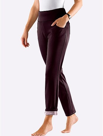 Pantalon qualité légèrement brillante - taille extra courte - witt