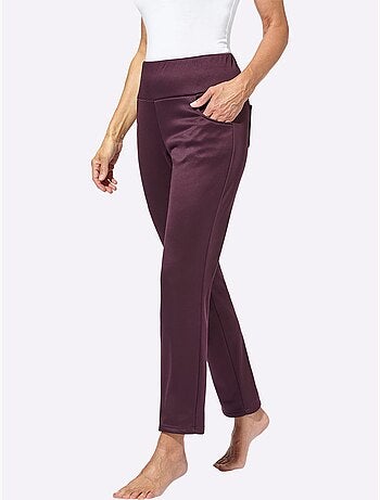 Pantalon qualité légèrement brillante - taille extra courte - witt